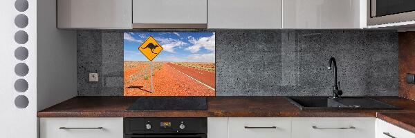 Cooker splashback Road in Australia