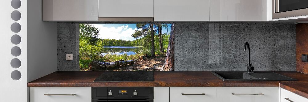 Cooker splashback Forest panorama