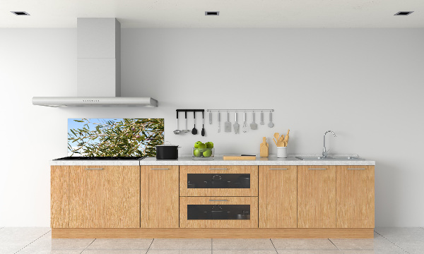 Cooker splashback Olive tree