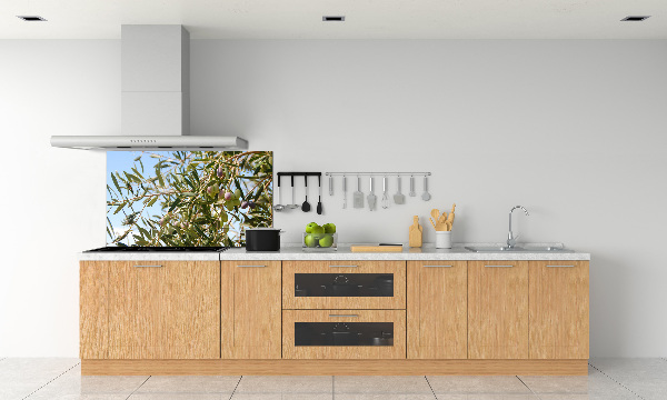 Cooker splashback Olive tree