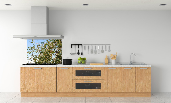 Cooker splashback Olive tree