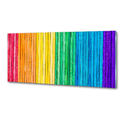 Cooker splashback Colorful stripes