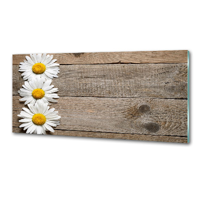 Cooker splashback Daisy wood