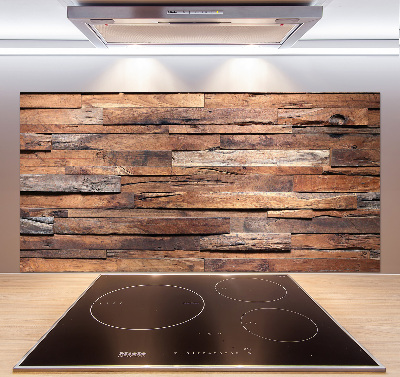 Kitchen splashback Wooden wall