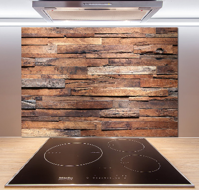 Kitchen splashback Wooden wall