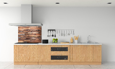 Kitchen splashback Wooden wall