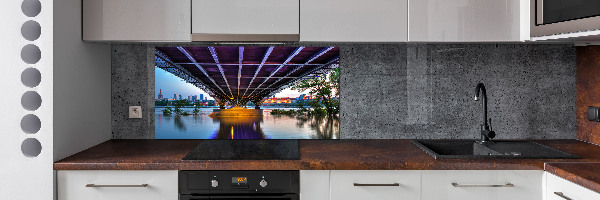 Cooker splashback Bridge in Warsaw