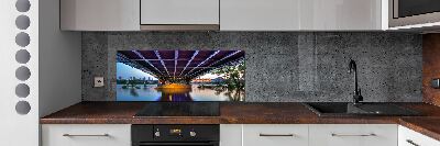 Cooker splashback Bridge in Warsaw