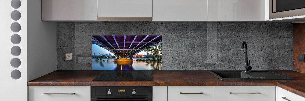 Cooker splashback Bridge in Warsaw