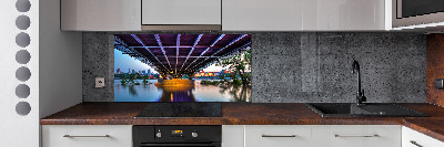 Cooker splashback Bridge in Warsaw