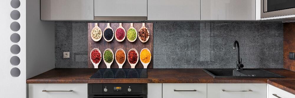 Cooker splashback Colorful spices