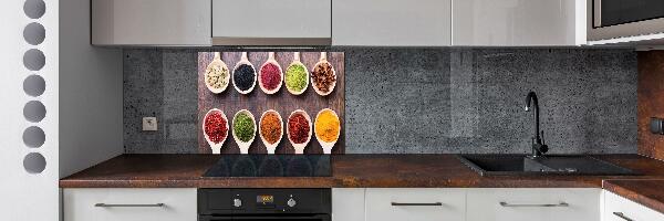 Cooker splashback Colorful spices