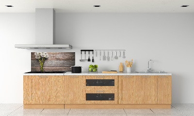 Cooker splashback Dandelion wood