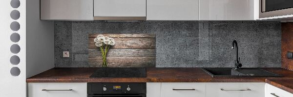 Cooker splashback Dandelion wood