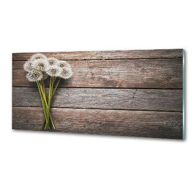 Cooker splashback Dandelion wood