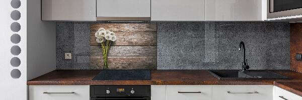 Cooker splashback Dandelion wood