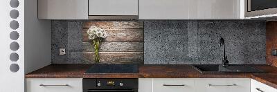 Cooker splashback Dandelion wood