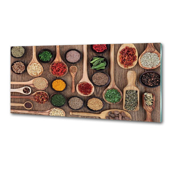 Cooker splashback Spices and herbs