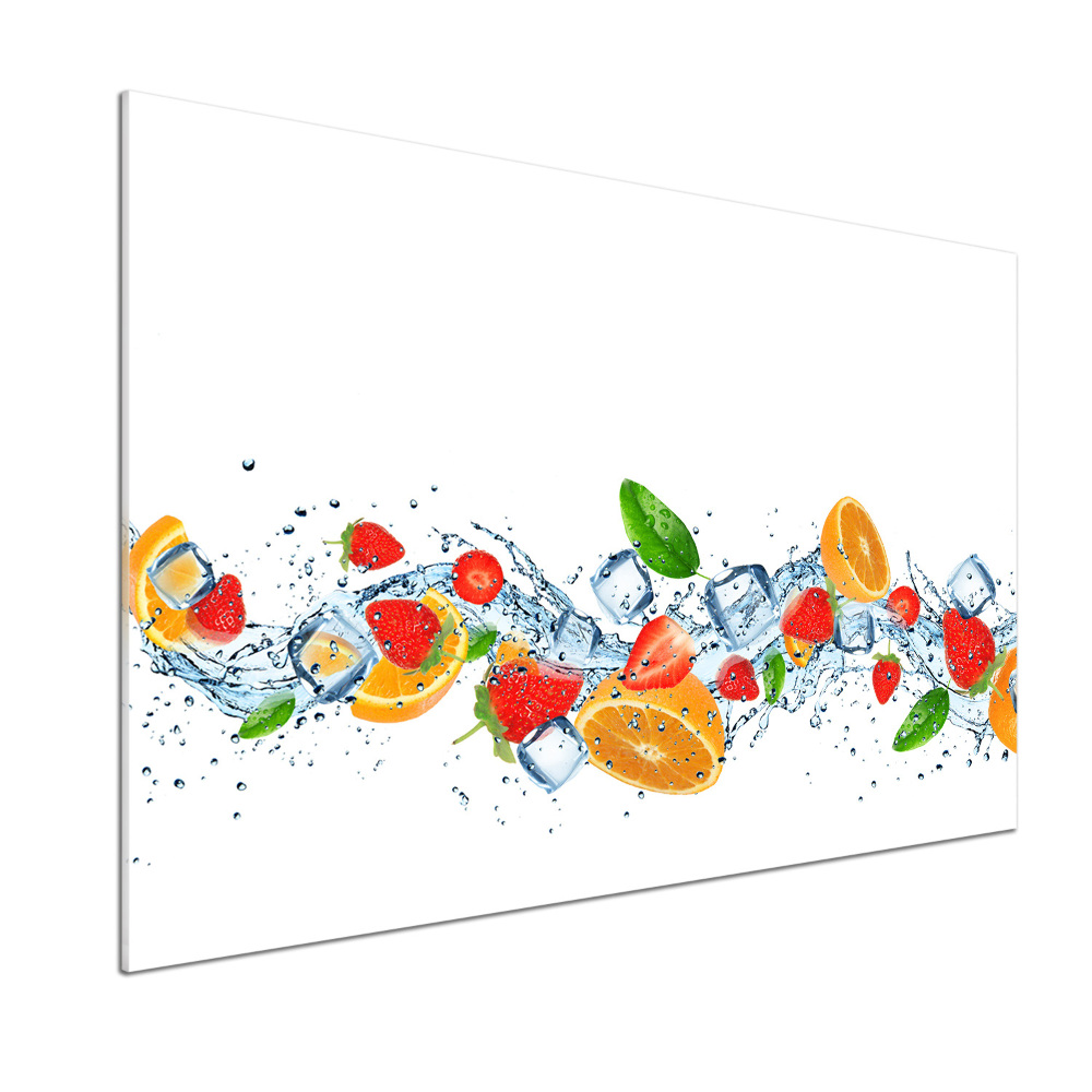 Cooker splashback Ice fruit