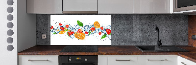 Cooker splashback Ice fruit