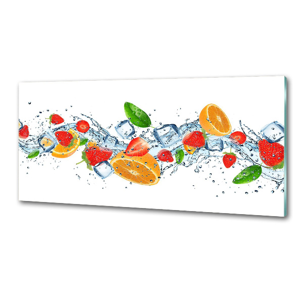 Cooker splashback Ice fruit