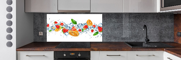 Cooker splashback Ice fruit