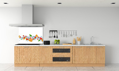 Cooker splashback Ice fruit