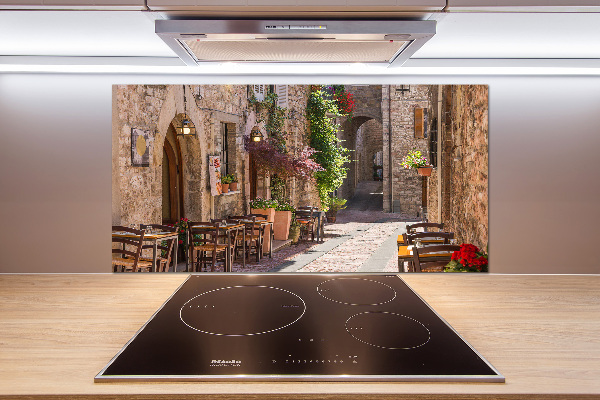 Cooker splashback Italian street