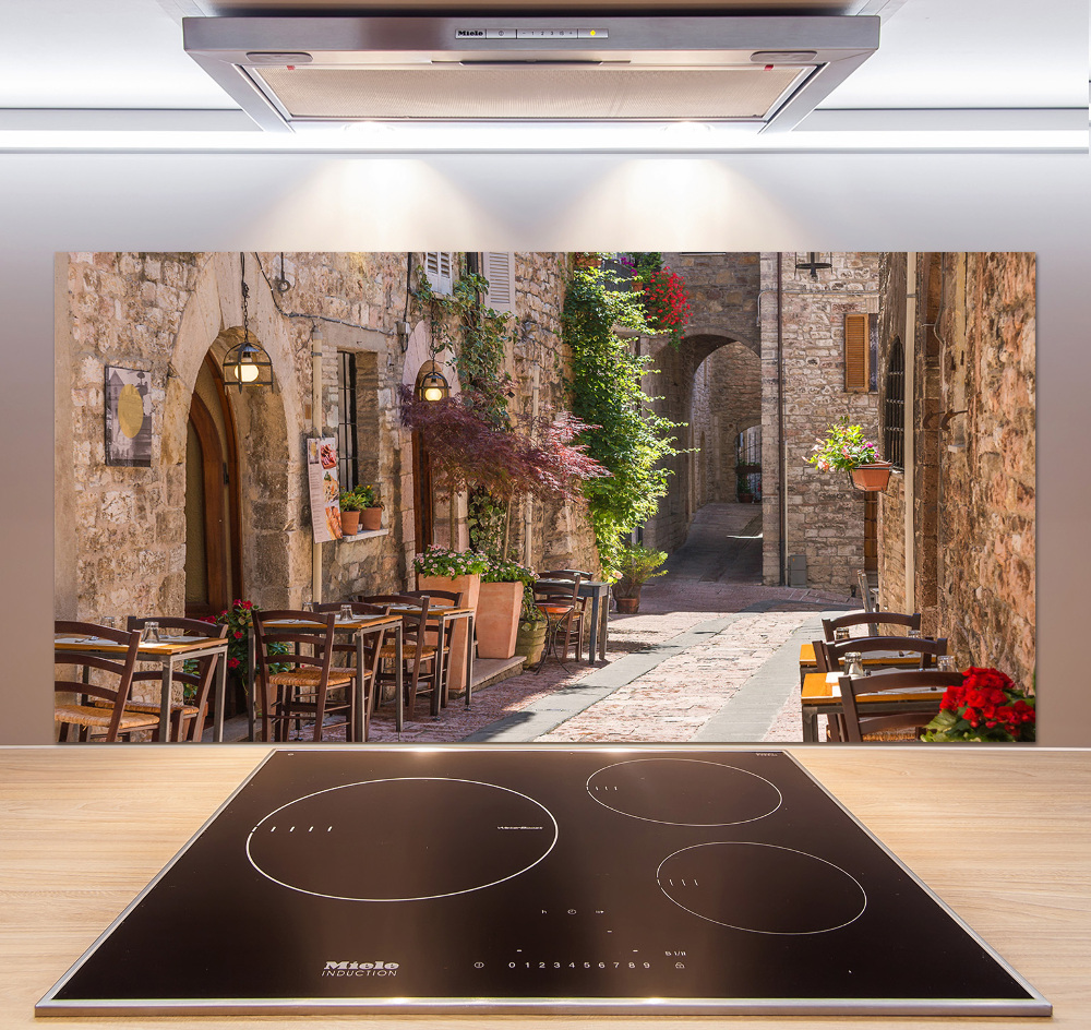 Cooker splashback Italian street