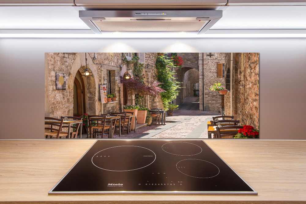 Cooker splashback Italian street