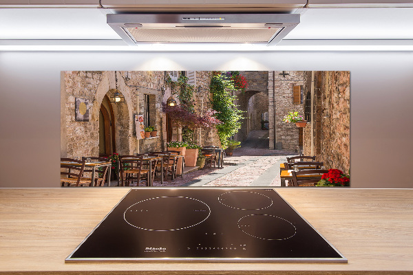 Cooker splashback Italian street