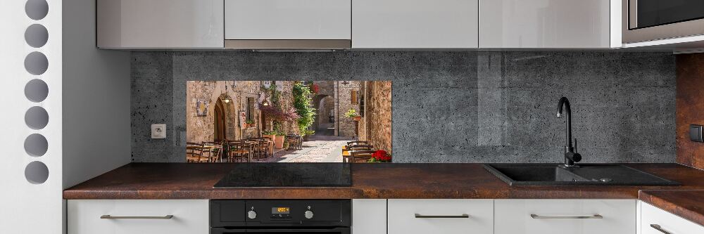 Cooker splashback Italian street