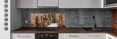 Cooker splashback Italian street