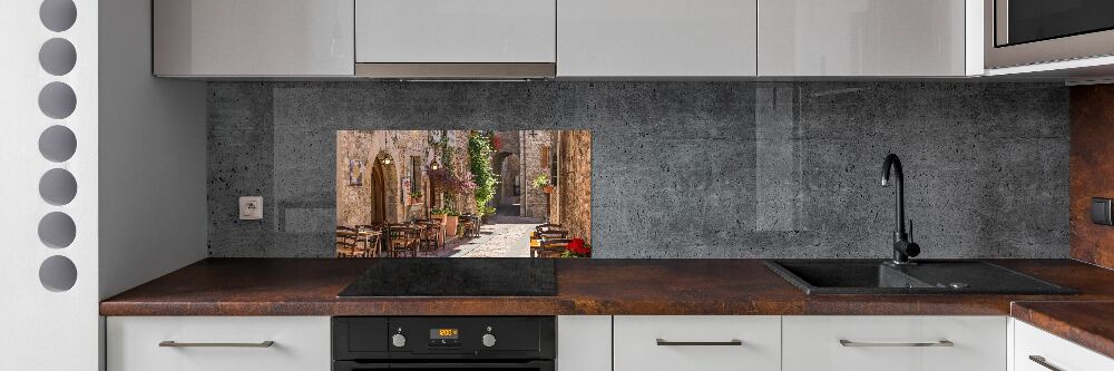 Cooker splashback Italian street