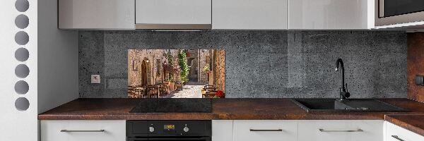 Cooker splashback Italian street