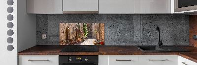 Cooker splashback Italian street