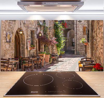 Cooker splashback Italian street