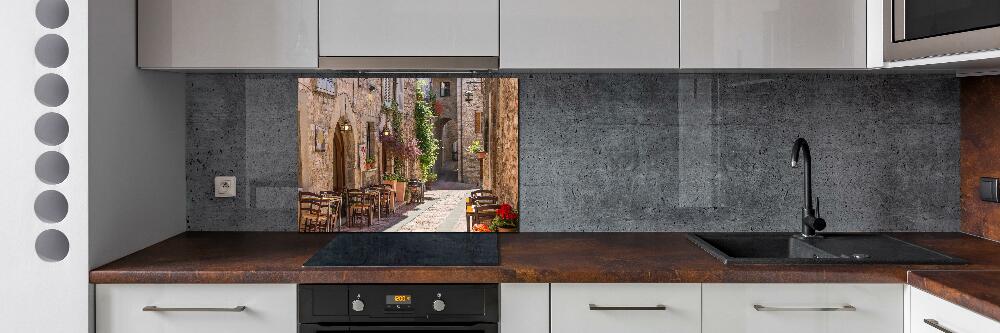 Cooker splashback Italian street