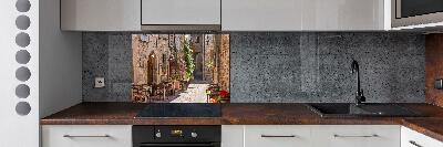 Cooker splashback Italian street