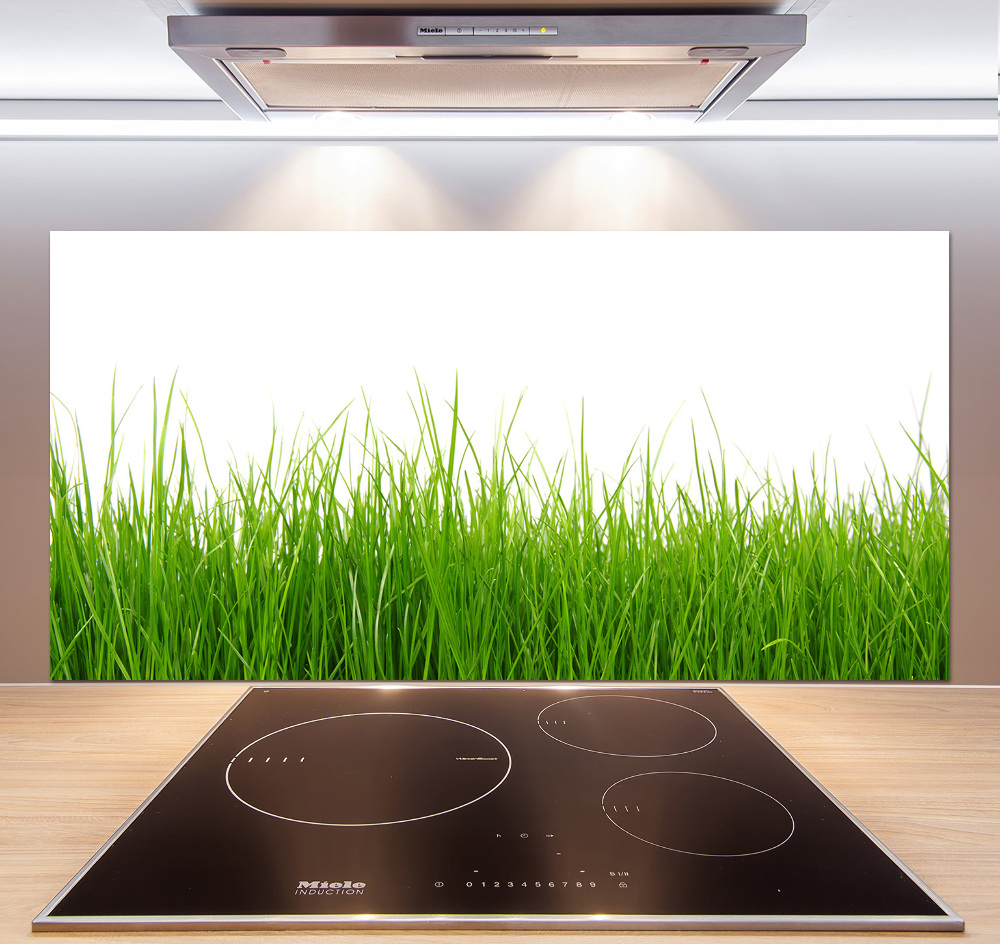 Cooker splashback Grass