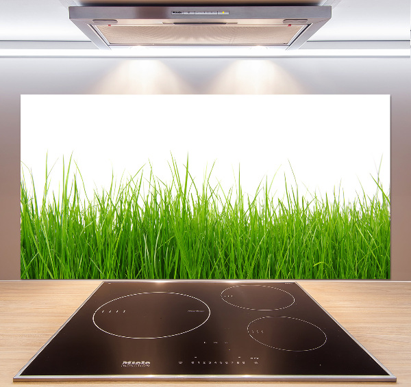 Cooker splashback Grass