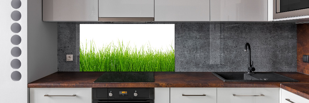 Cooker splashback Grass