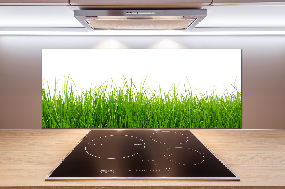 Cooker splashback Grass