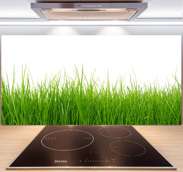 Cooker splashback Grass