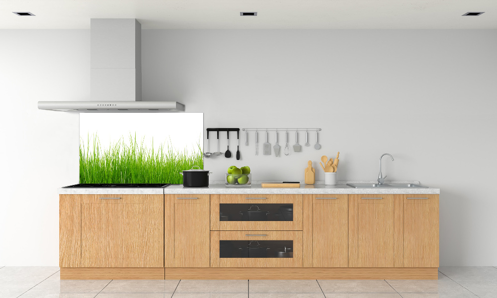 Cooker splashback Grass