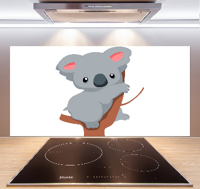 Cooker splashback Koala on a tree