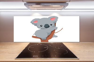 Cooker splashback Koala on a tree