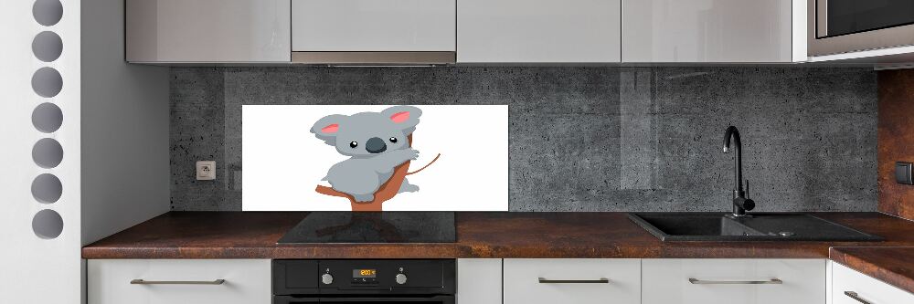 Cooker splashback Koala on a tree