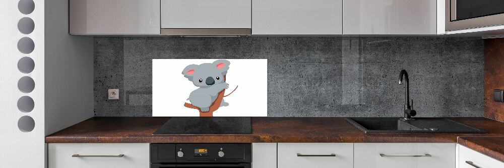 Cooker splashback Koala on a tree