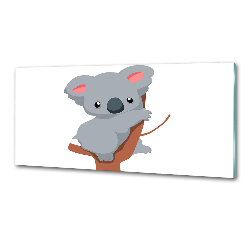 Cooker splashback Koala on a tree